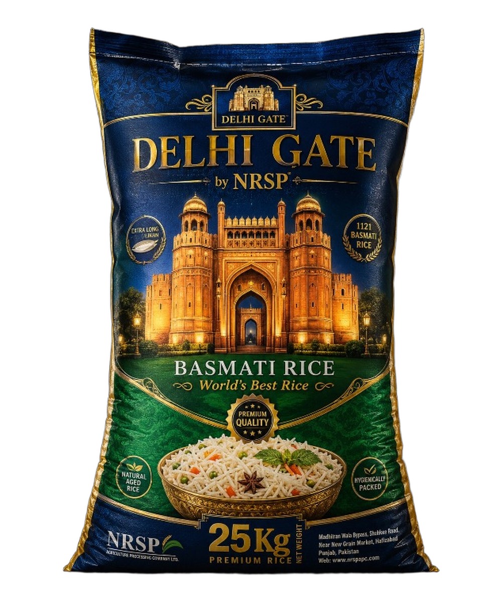 Delhi Gate by NRSP Basmati Rice (Royal Edition) — 25kg
